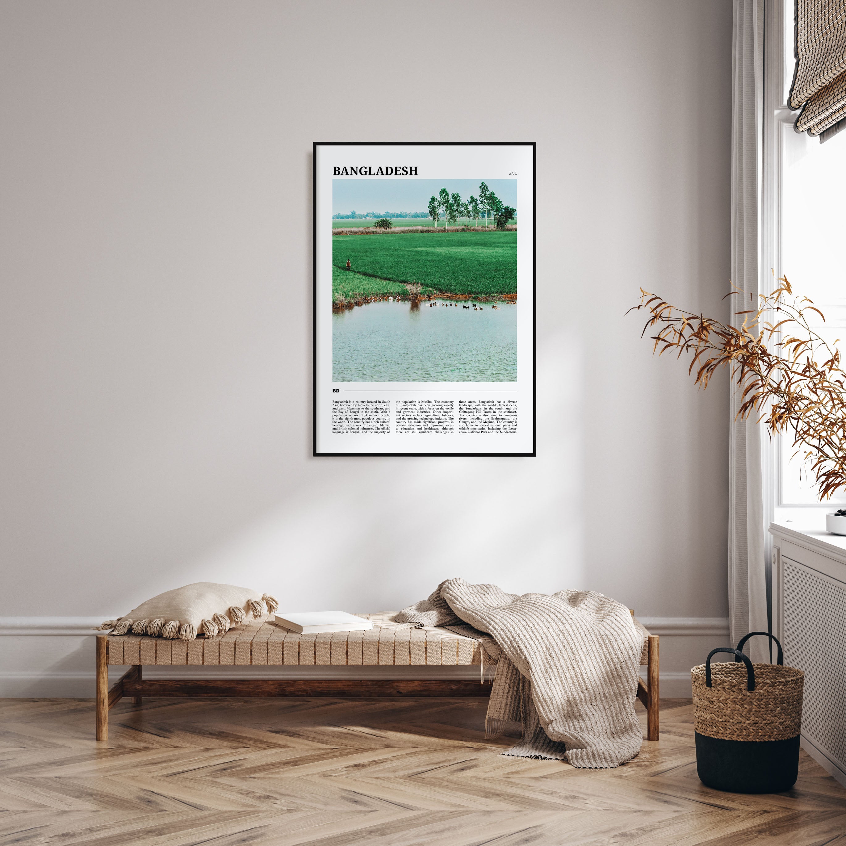 Bangladesh Travel Color Poster