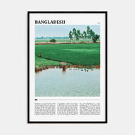 Bangladesh Travel Color Poster
