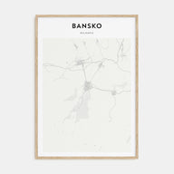 Bansko Map Portrait Poster