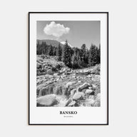 Bansko Portrait B&W Poster