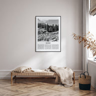 Bansko Travel B&W Poster