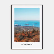 Bar Harbor Portrait Color No 1 Poster