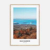Bar Harbor Portrait Color No 1 Poster