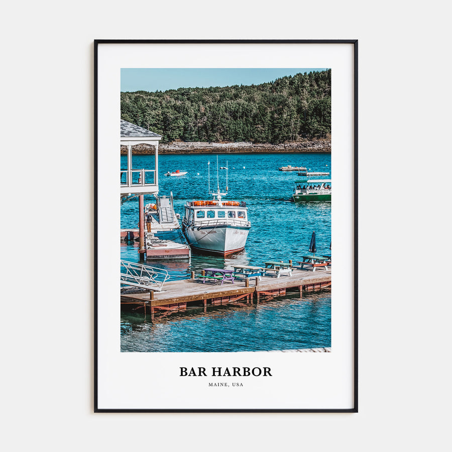 Bar Harbor Portrait Color No 2 Poster