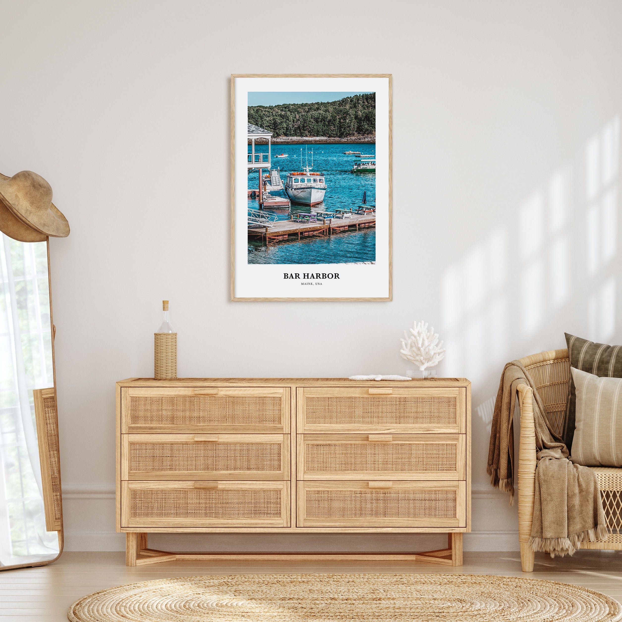 Bar Harbor Portrait Color No 2 Poster