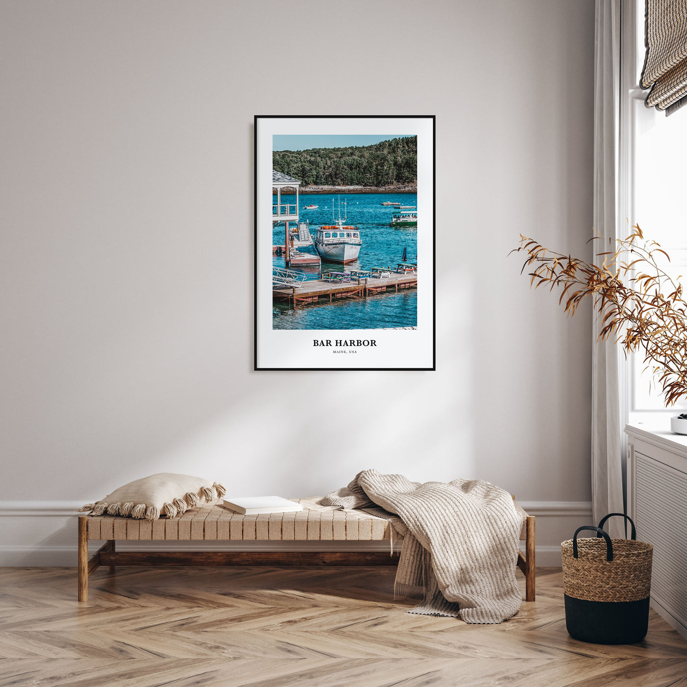 Bar Harbor Portrait Color No 2 Poster