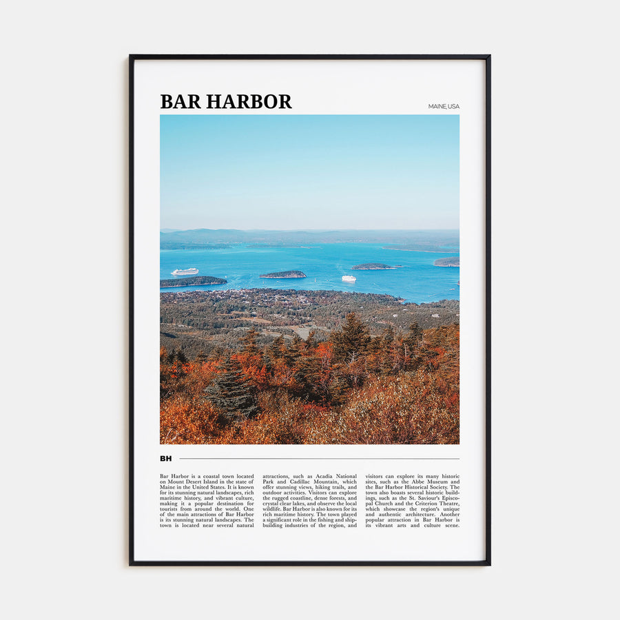Bar Harbor Travel Color No 1 Poster