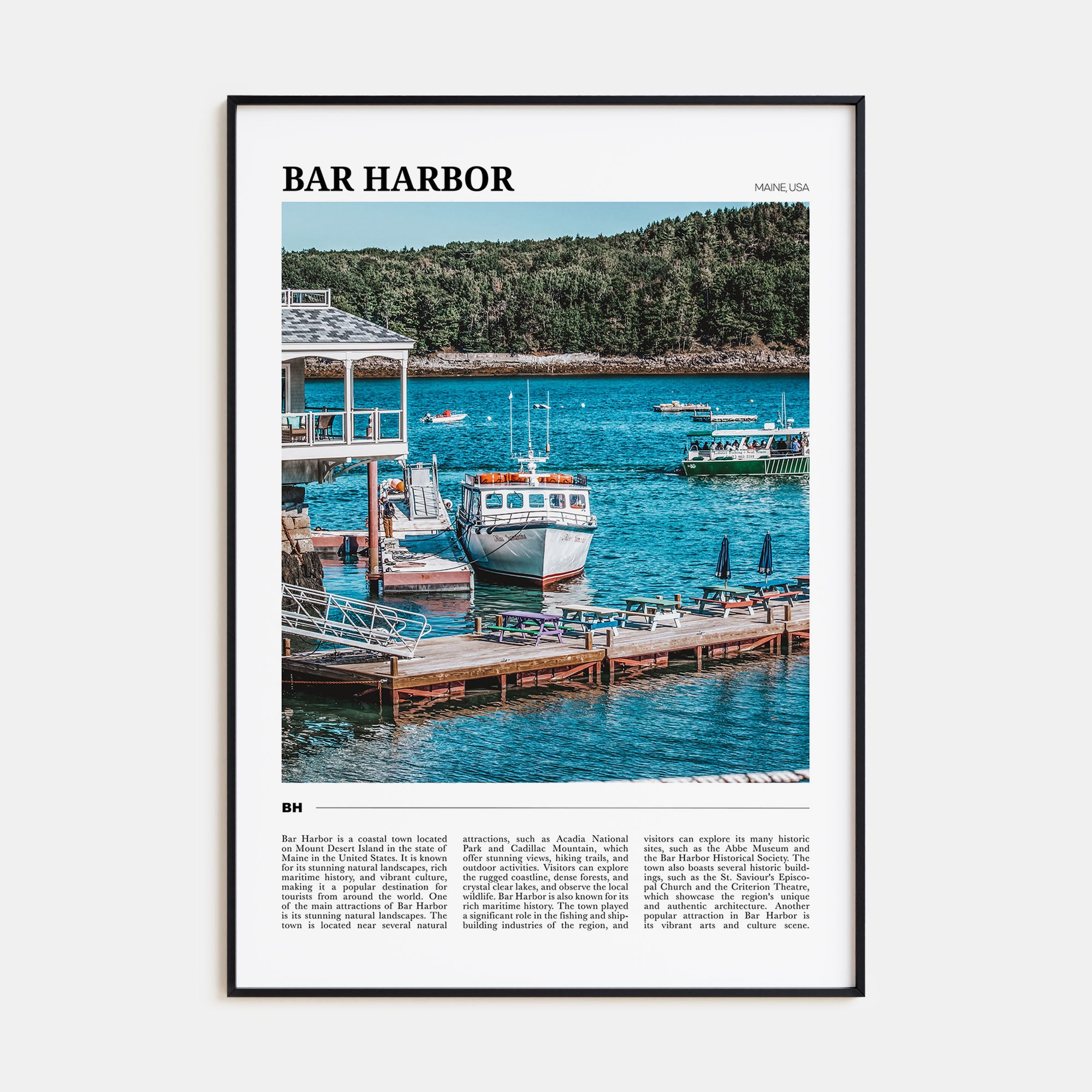 Bar Harbor Travel Color No 2 Poster