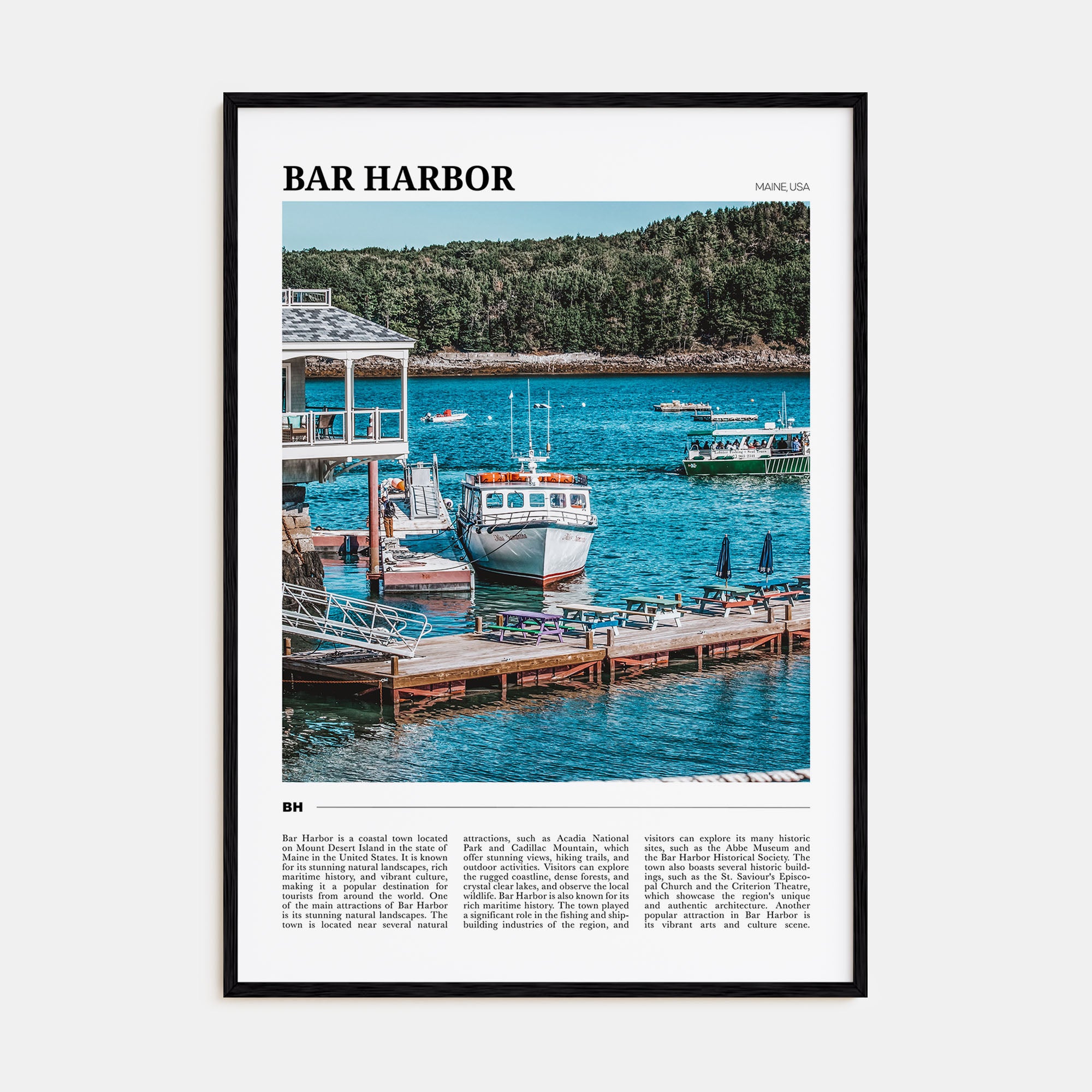 Bar Harbor Travel Color No 2 Poster