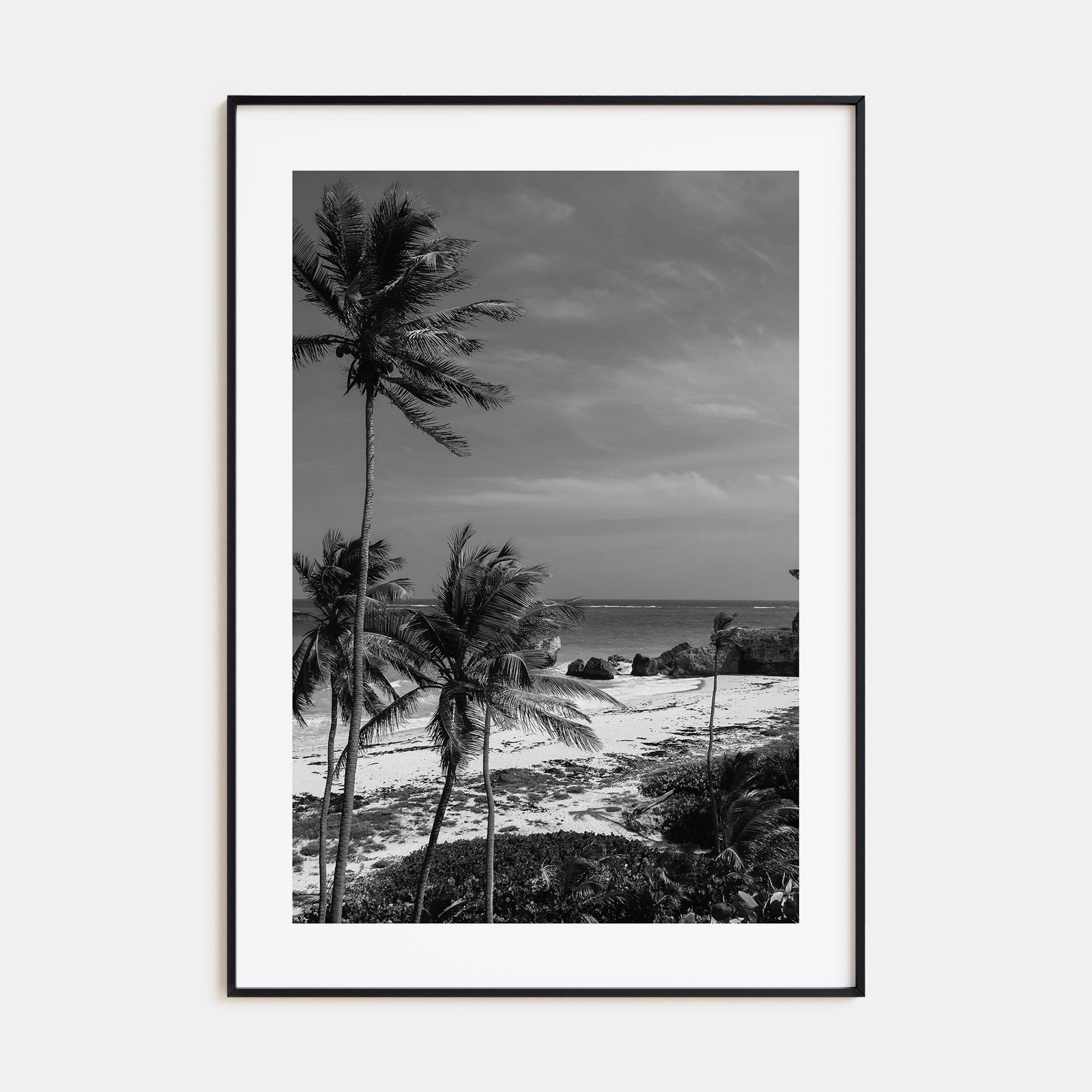 Barbados Photo B&W Poster