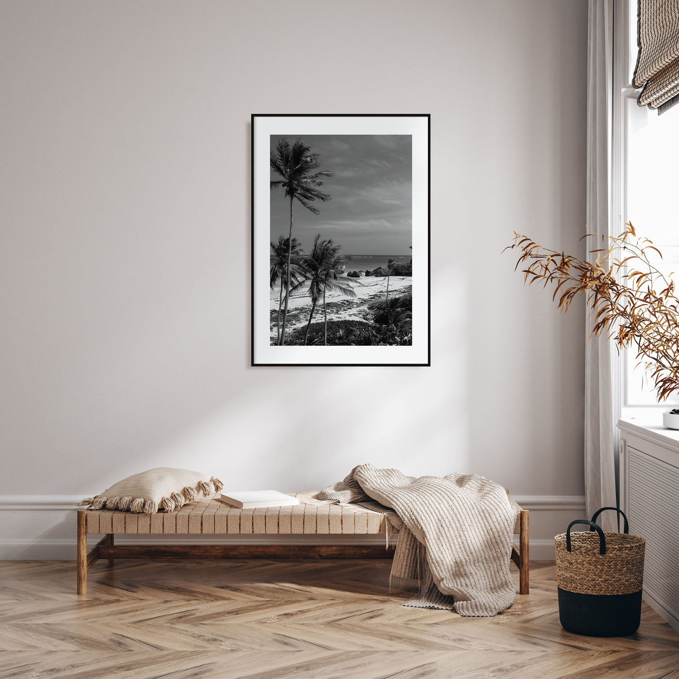 Barbados Photo B&W Poster