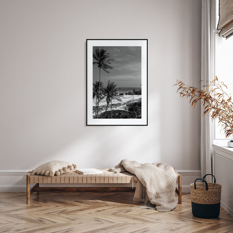 Barbados Photo B&W Poster