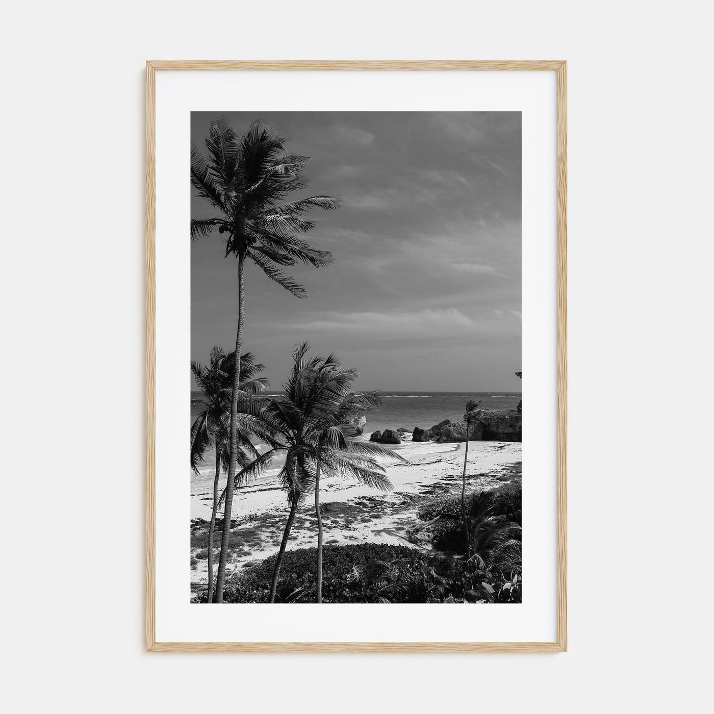 Barbados Photo B&W Poster
