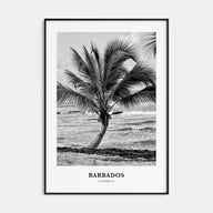 Barbados Portrait B&W No 1 Poster