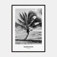 Barbados Portrait B&W No 1 Poster