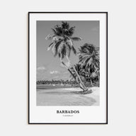 Barbados Portrait B&W No 2 Poster