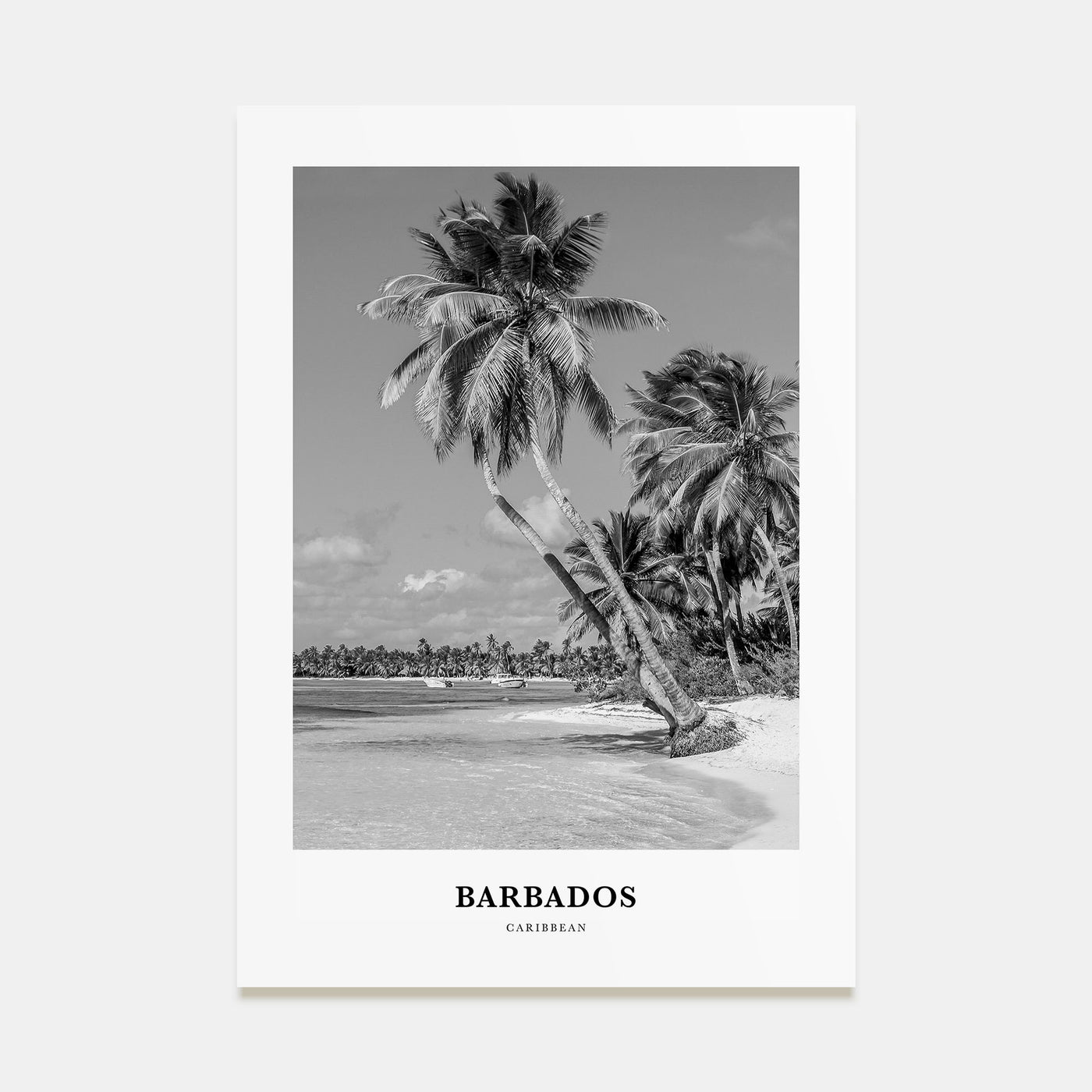 Barbados Portrait B&W No 2 Poster