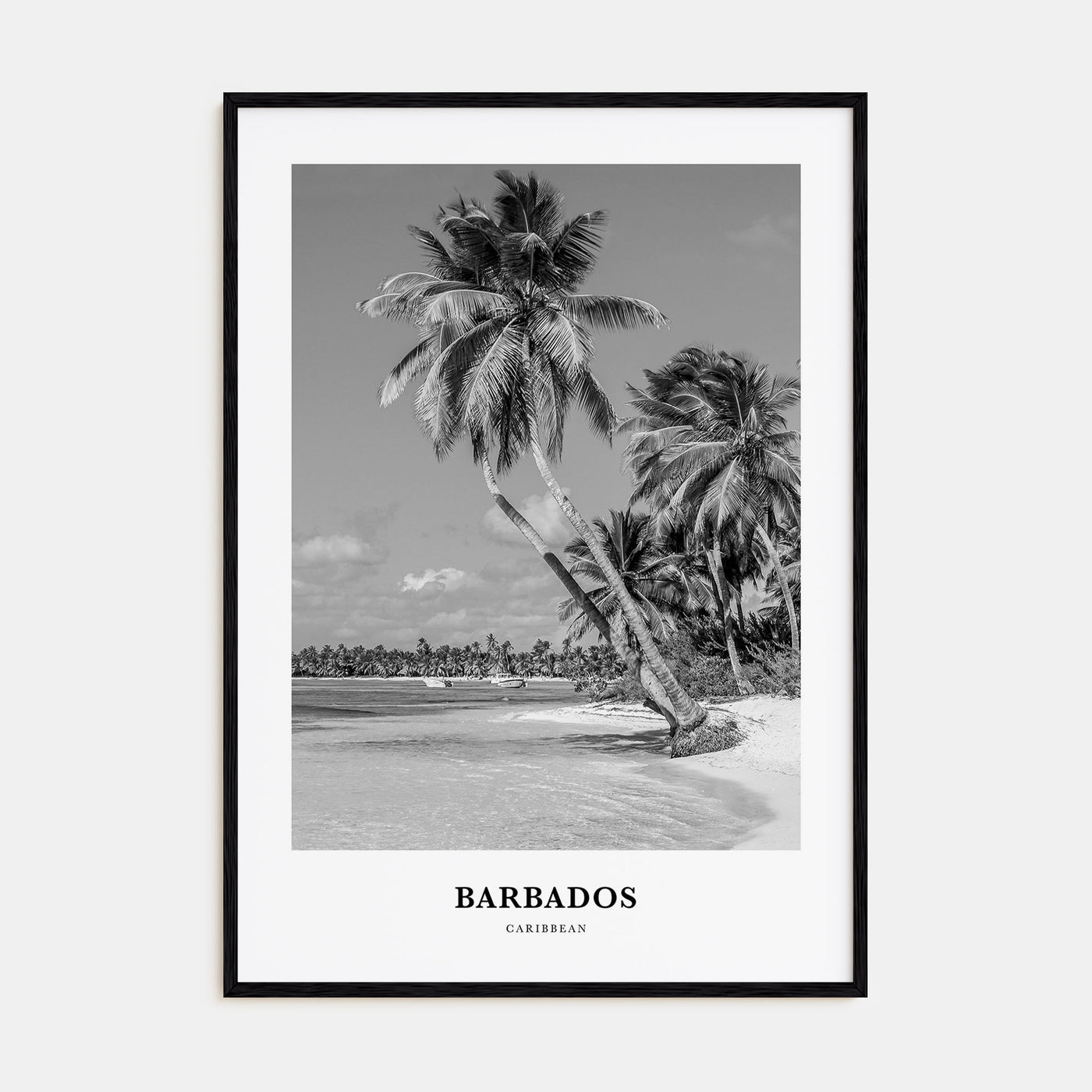 Barbados Portrait B&W No 2 Poster