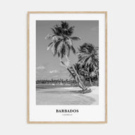 Barbados Portrait B&W No 2 Poster