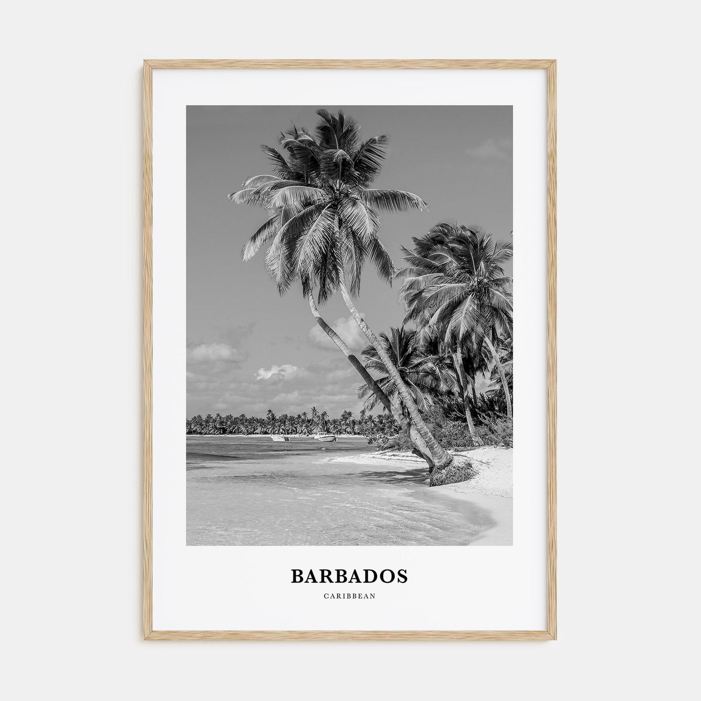 Barbados Portrait B&W No 2 Poster
