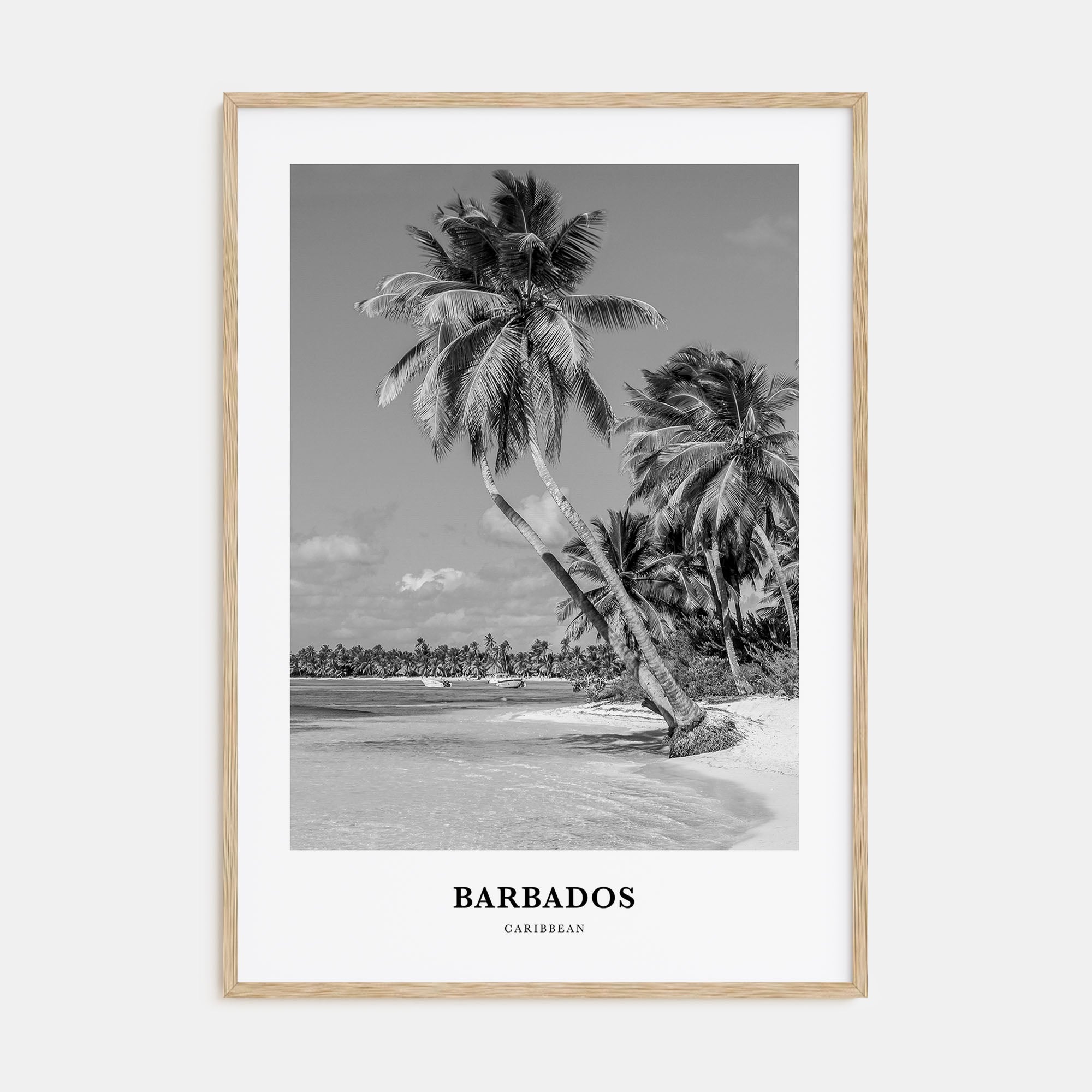 Barbados Portrait B&W No 2 Poster