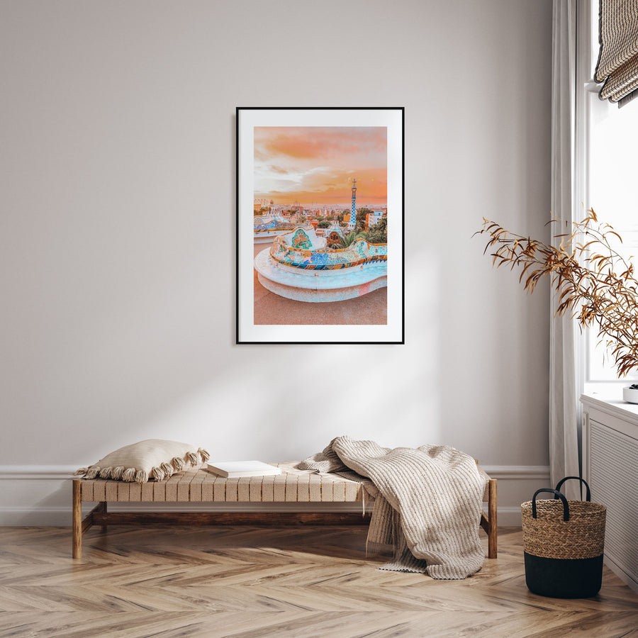 Barcelona Photo Color No 2 Poster