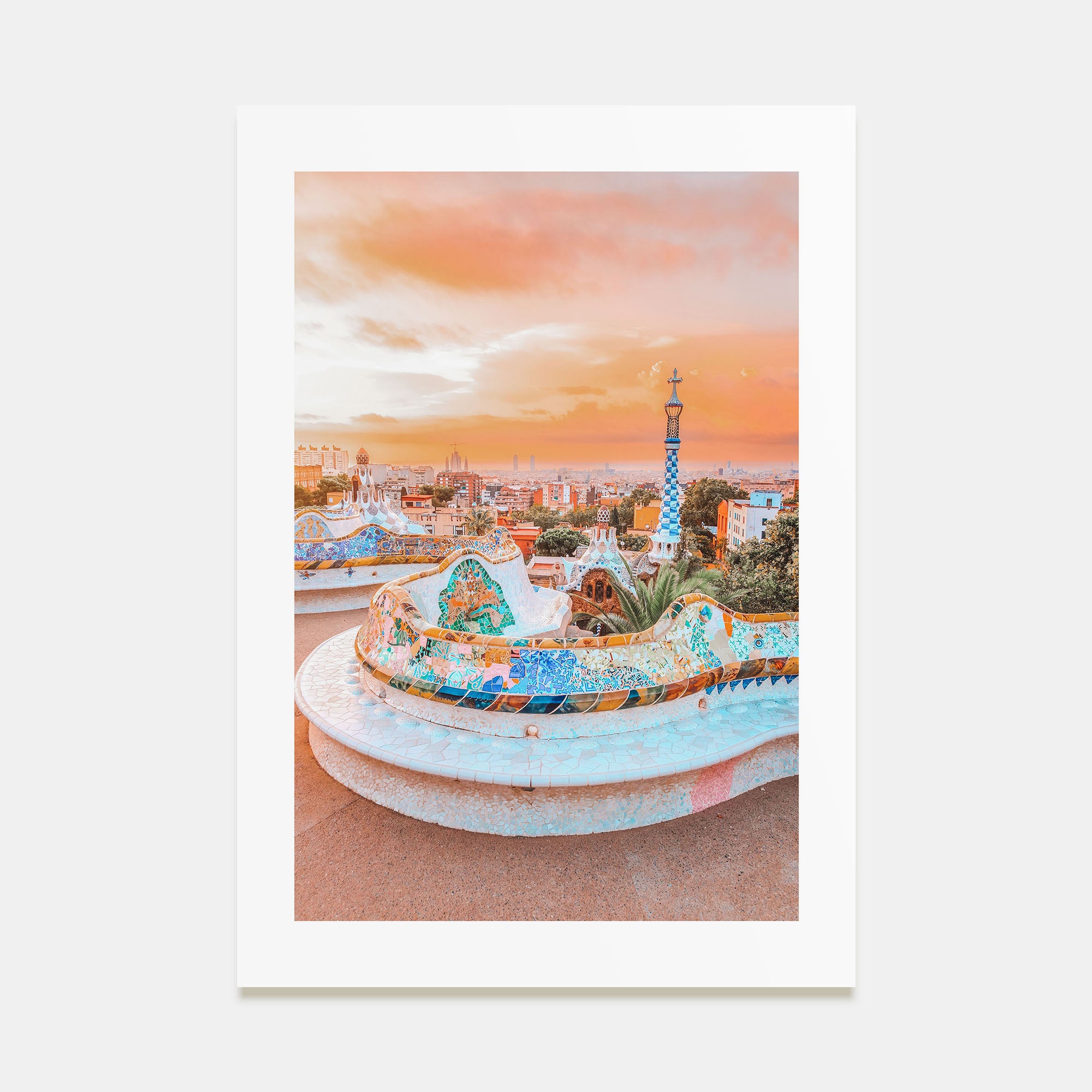 Barcelona Photo Color No 2 Poster