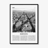 Barcelona Print Black and White No 1, Barcelona Wall Art, Barcelona Poster, Barcelona Photo, Barcelona Decor, Catalonia, Spain, España