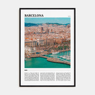 Barcelona Travel Color Poster