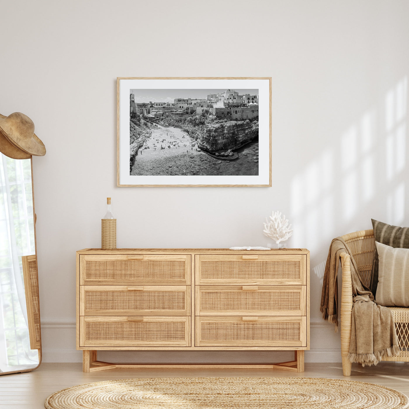 Bari Landscape B&W Poster