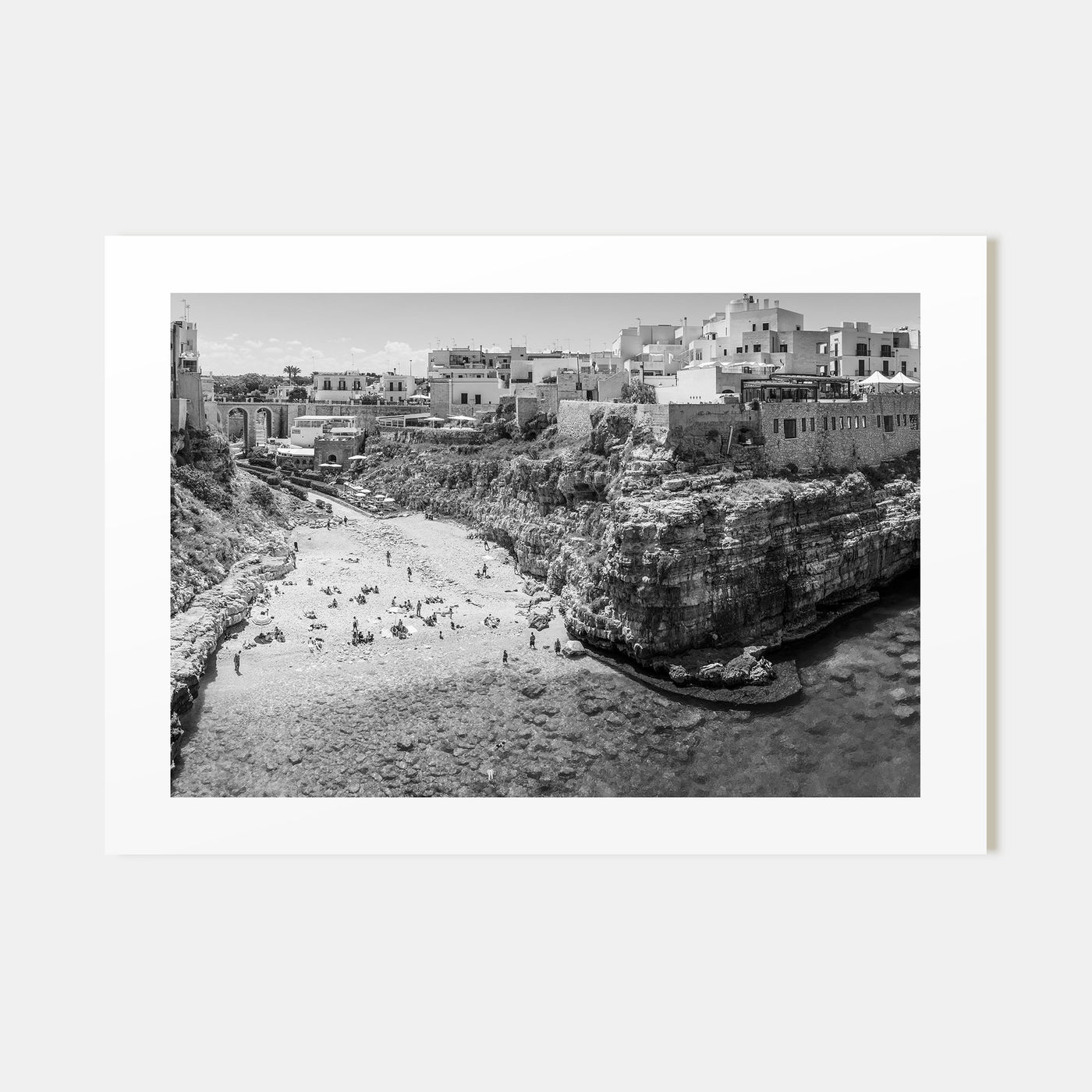 Bari Landscape B&W Poster