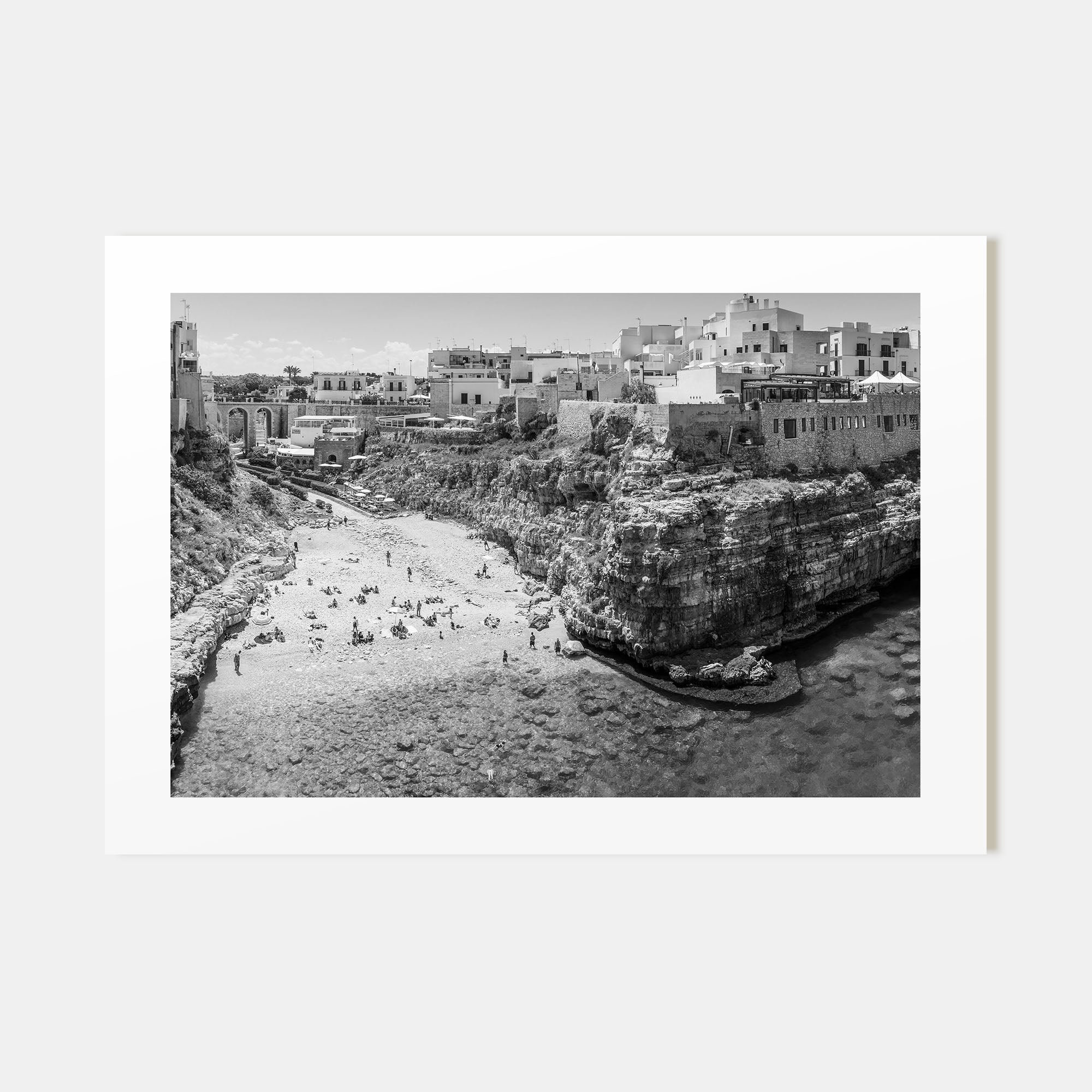 Bari Landscape B&W Poster