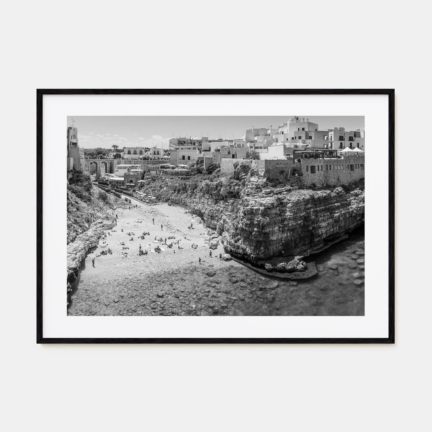 Bari Landscape B&W Poster