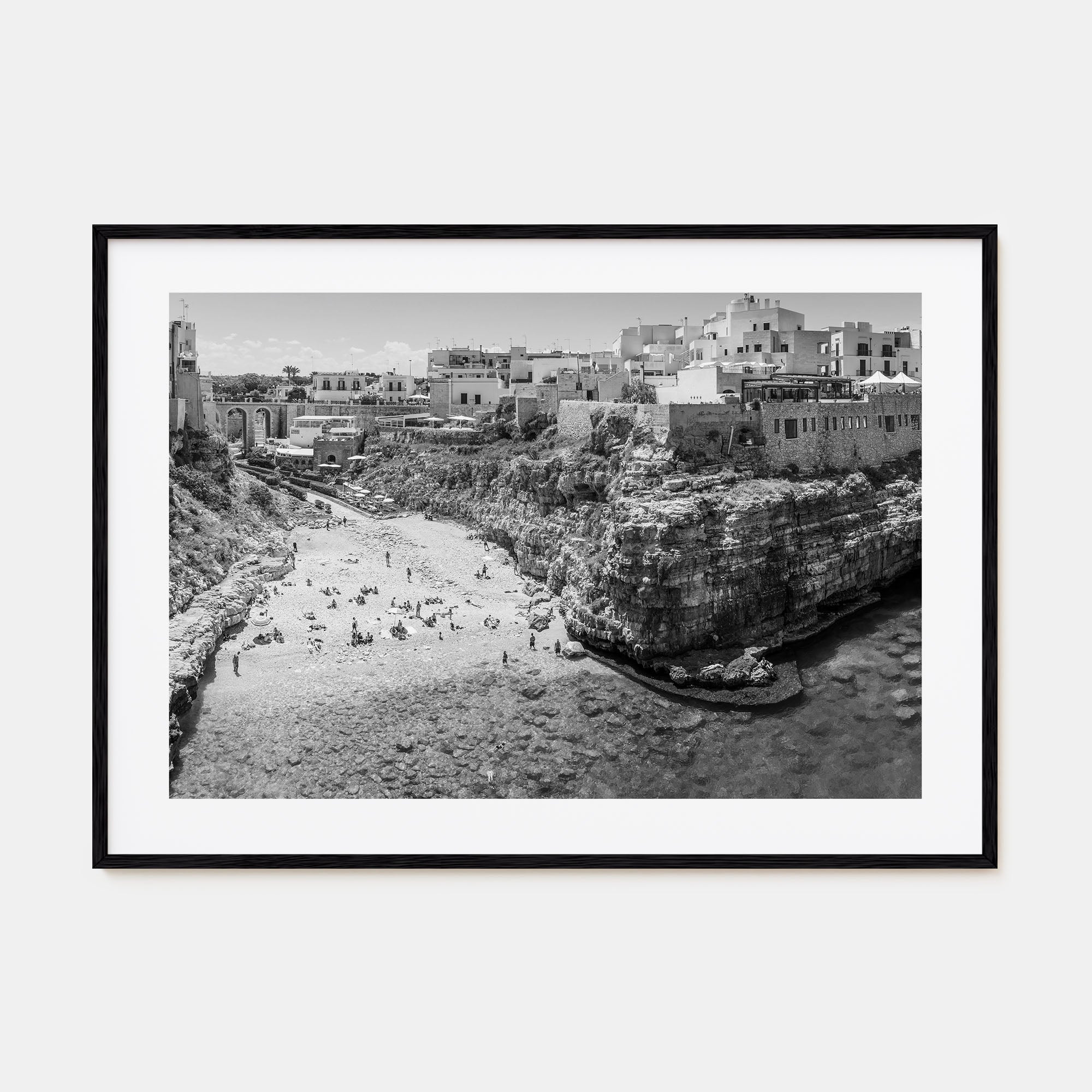 Bari Landscape B&W Poster