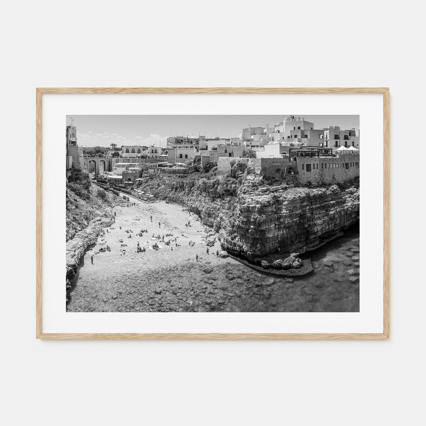 Bari Landscape B&W Poster
