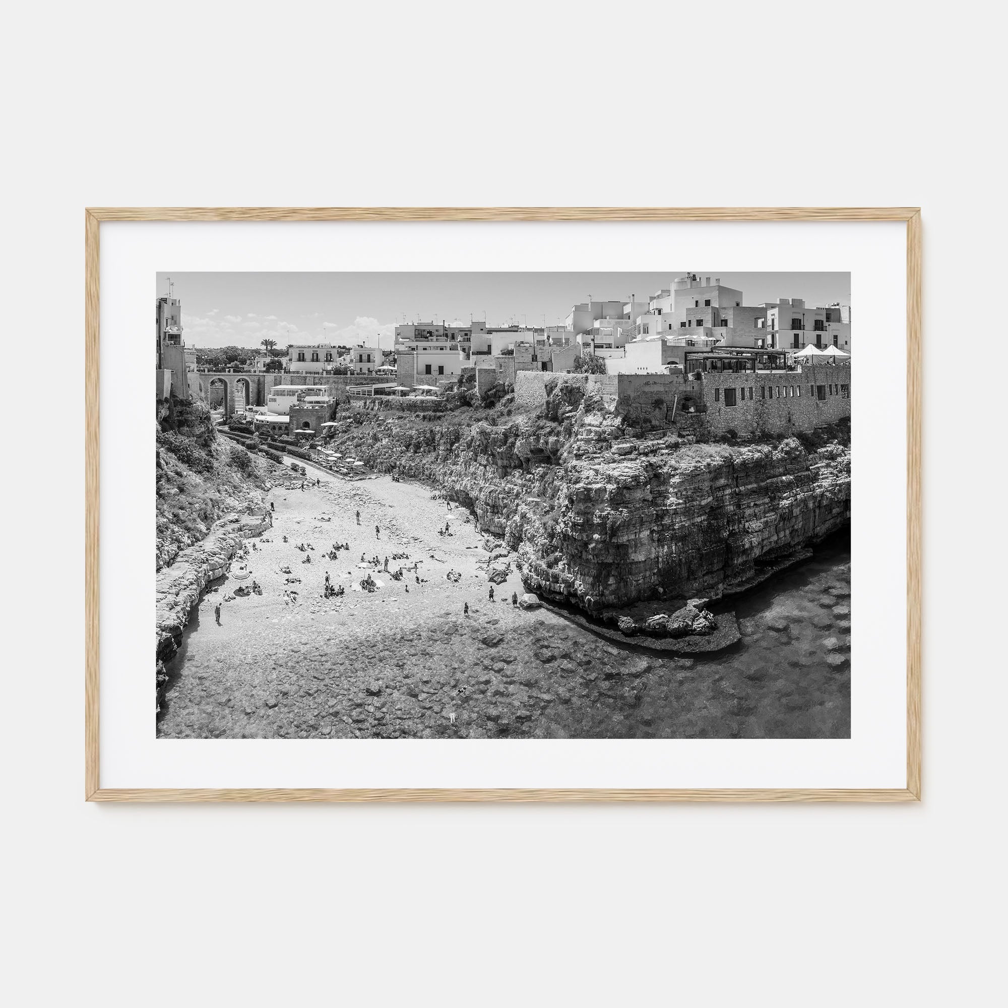 Bari Landscape B&W Poster