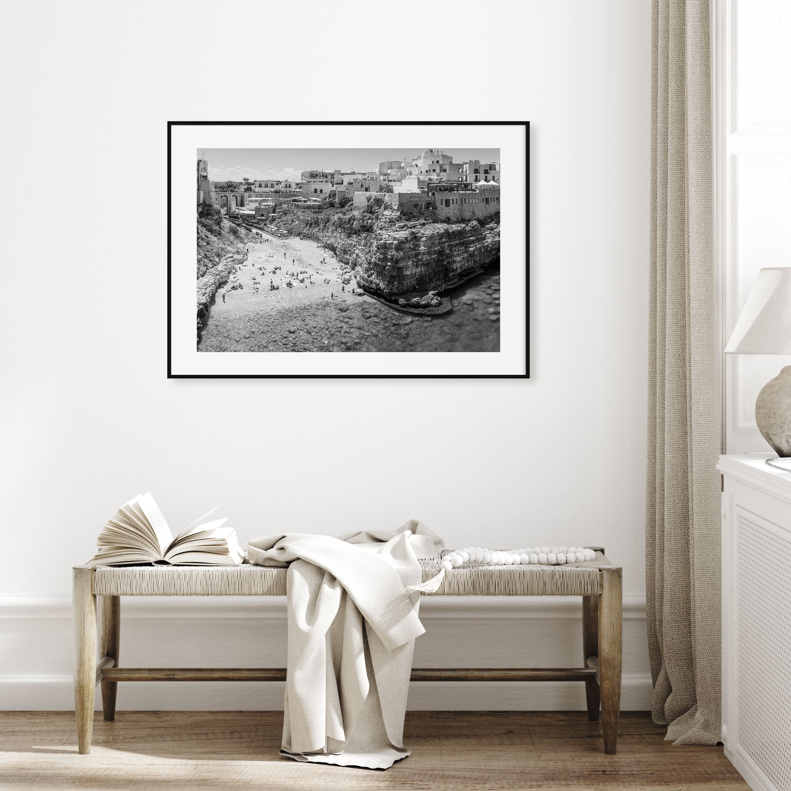 Bari Landscape B&W Poster