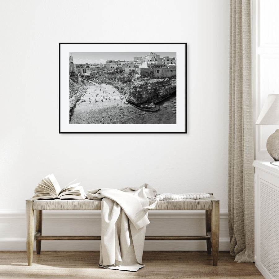 Bari Landscape B&W Poster