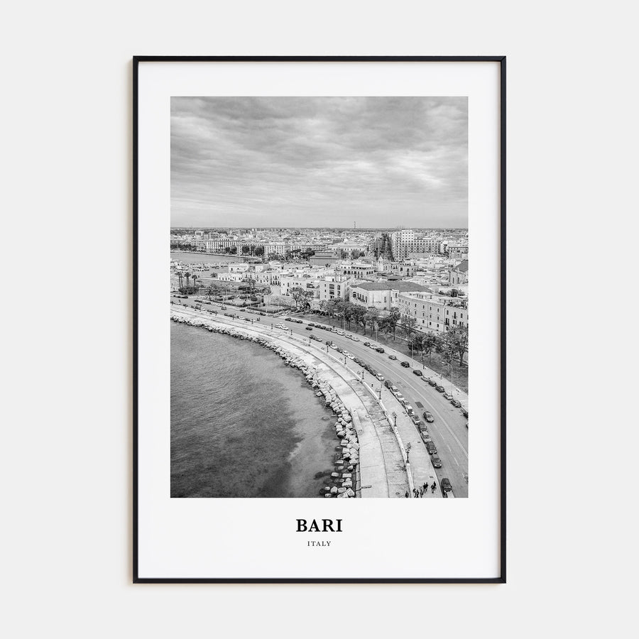 Bari Portrait B&W Poster