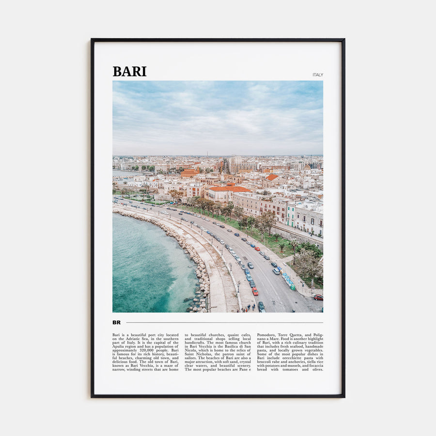 Bari Travel Color Poster