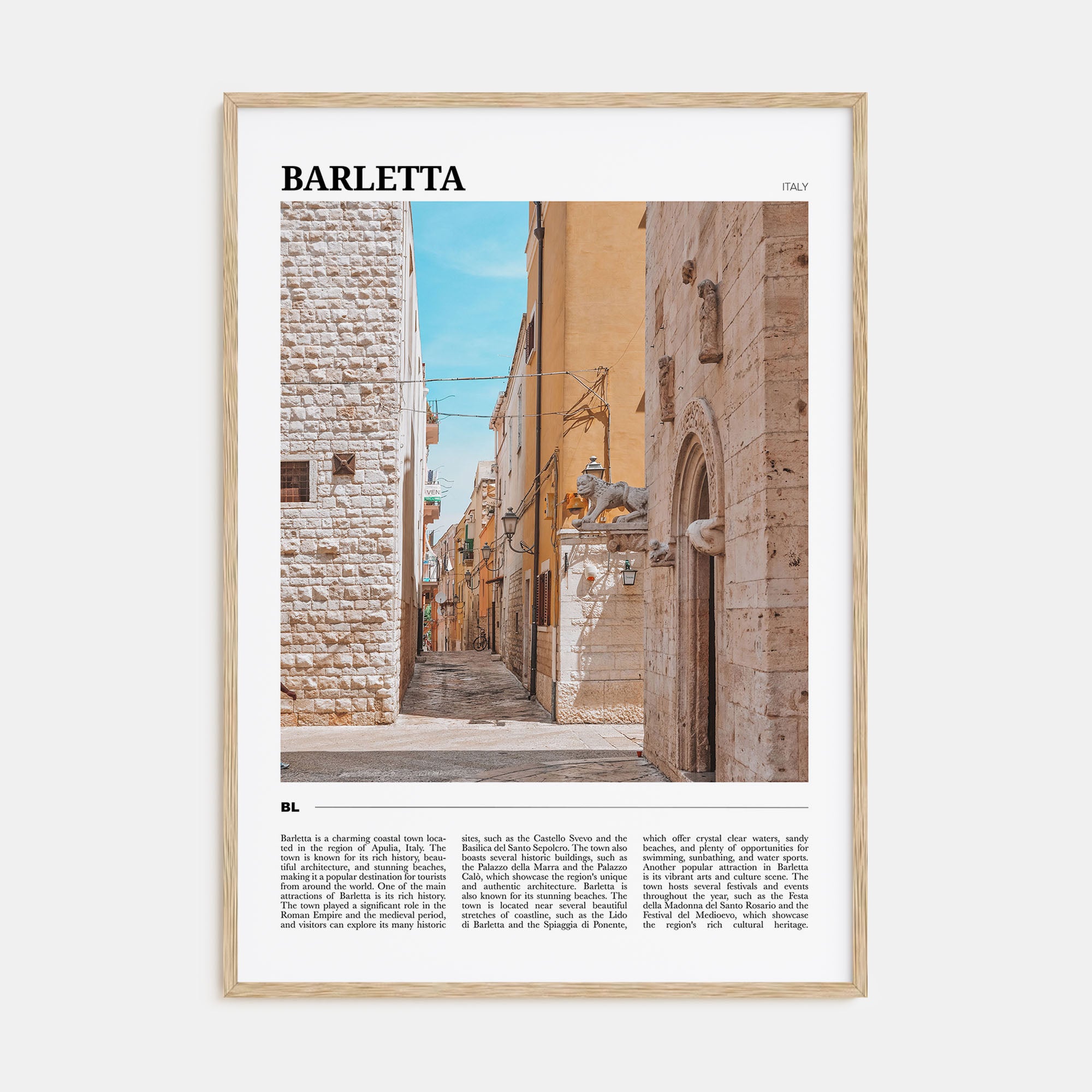 Barletta Travel Color Poster