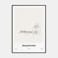 Barquisimeto Drawn Poster