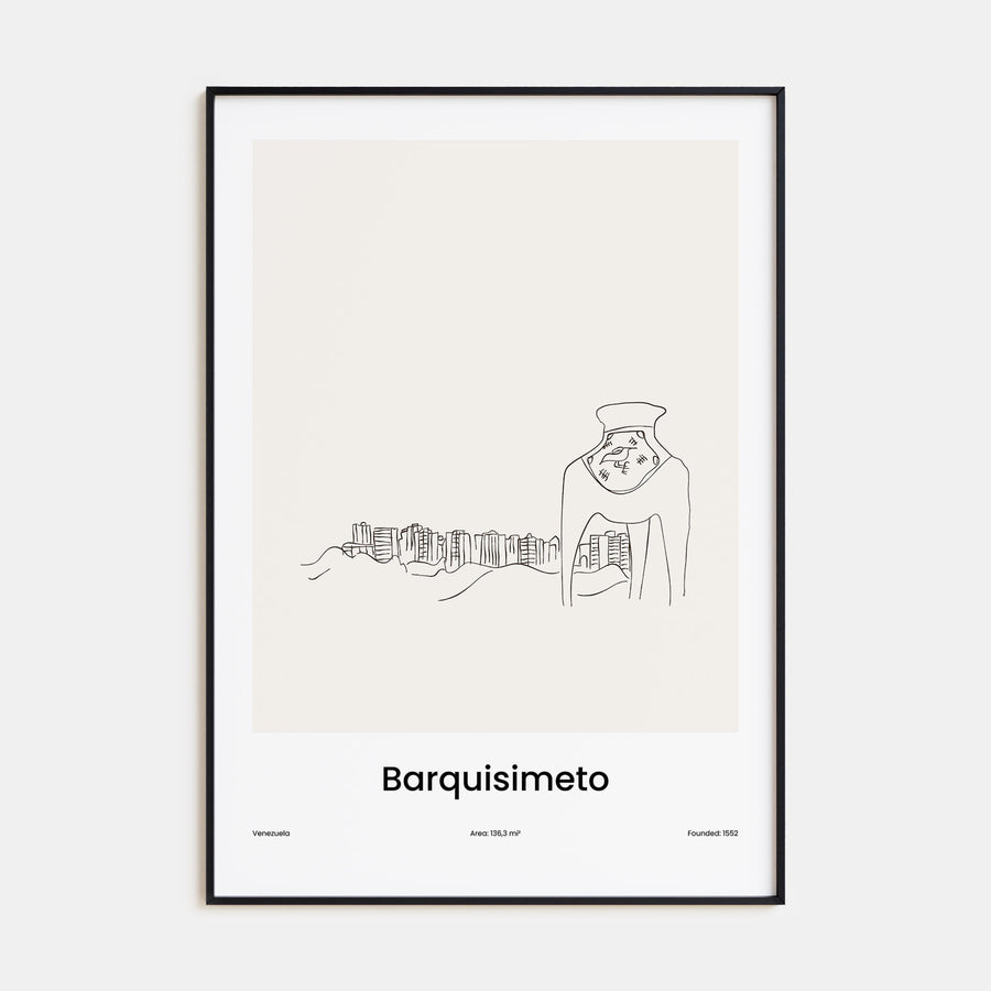 Barquisimeto Drawn Poster