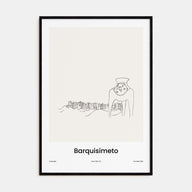 Barquisimeto Drawn Poster