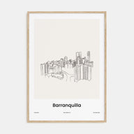 Barranquilla Drawn Poster