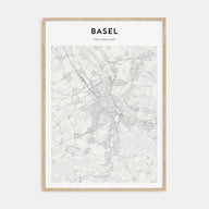 Basel Map Portrait Poster