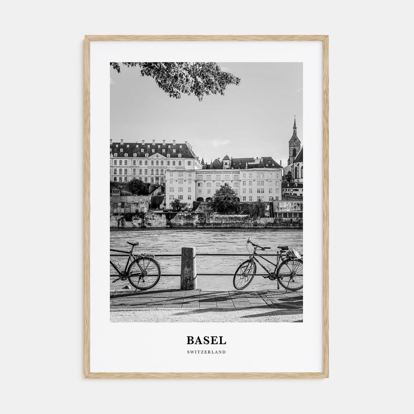 Basel Portrait B&W Poster