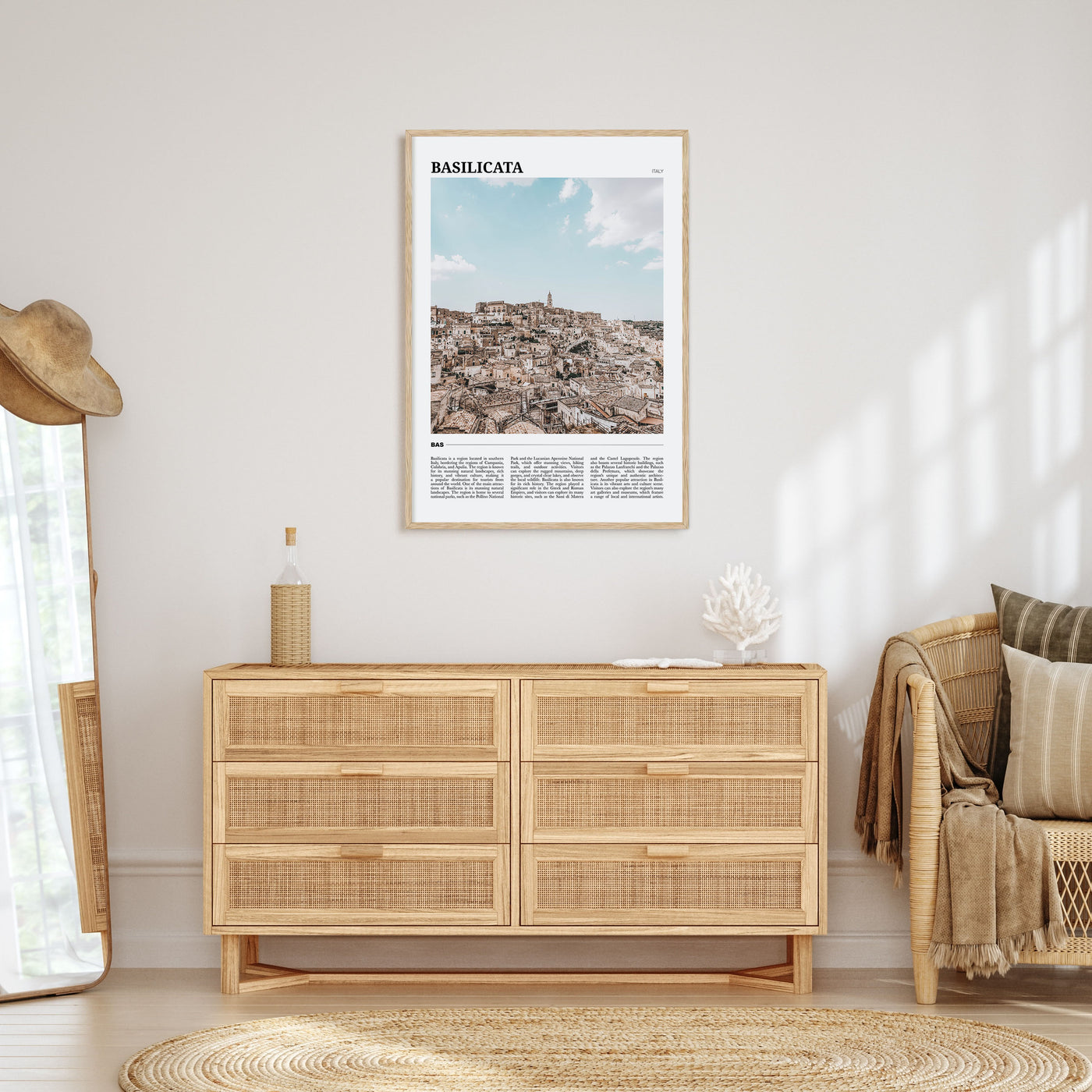 Basilicata Travel Color Poster