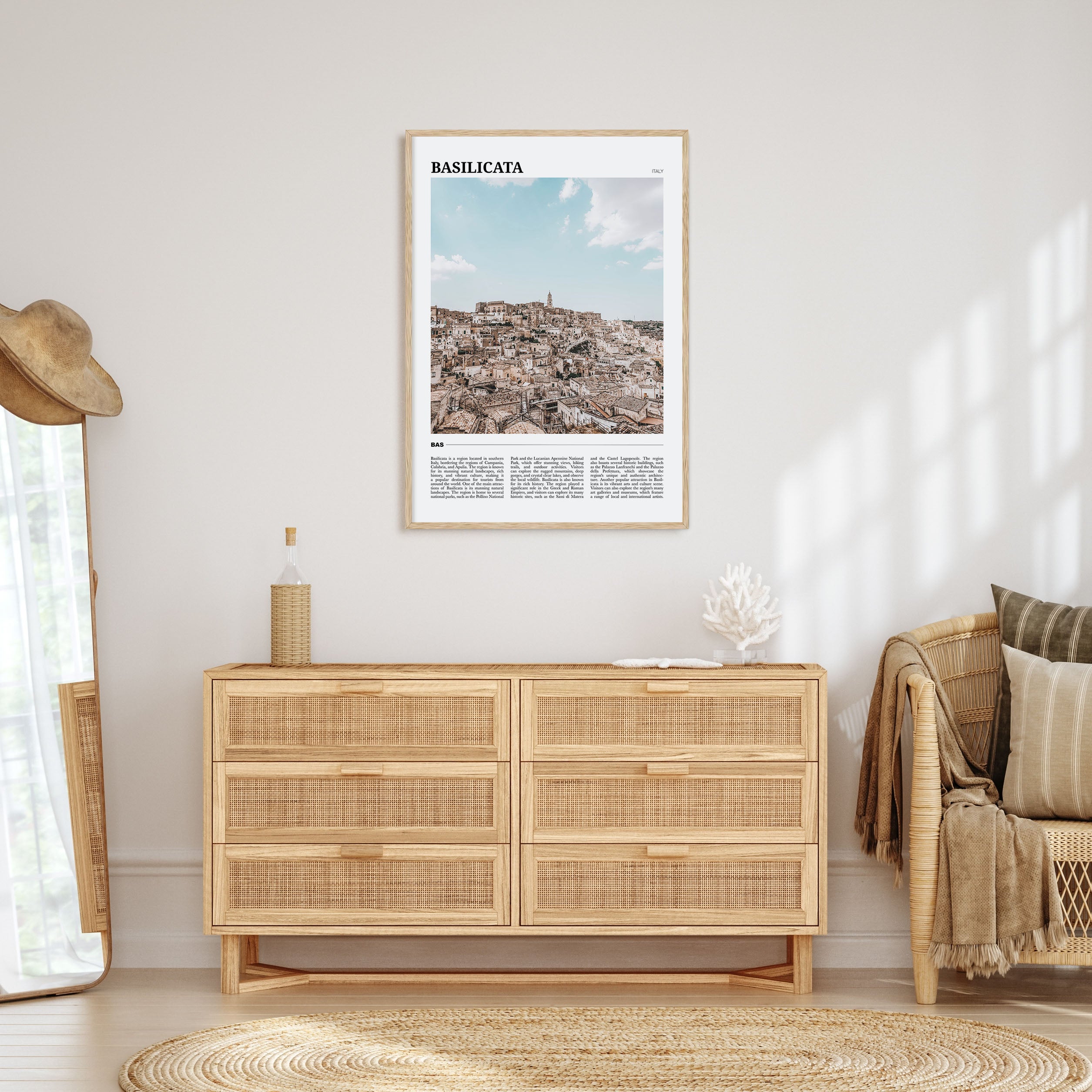Basilicata Travel Color Poster