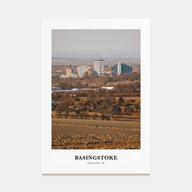 Basingstoke Portrait Color Poster